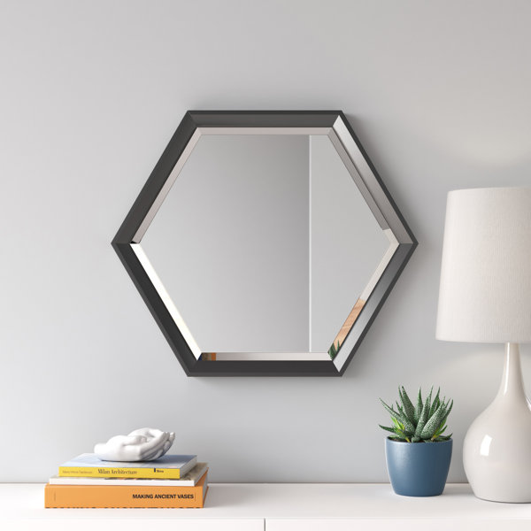 Zipcode Design™ Bensonhurst Hexagon Wall Mirror & Reviews | Wayfair